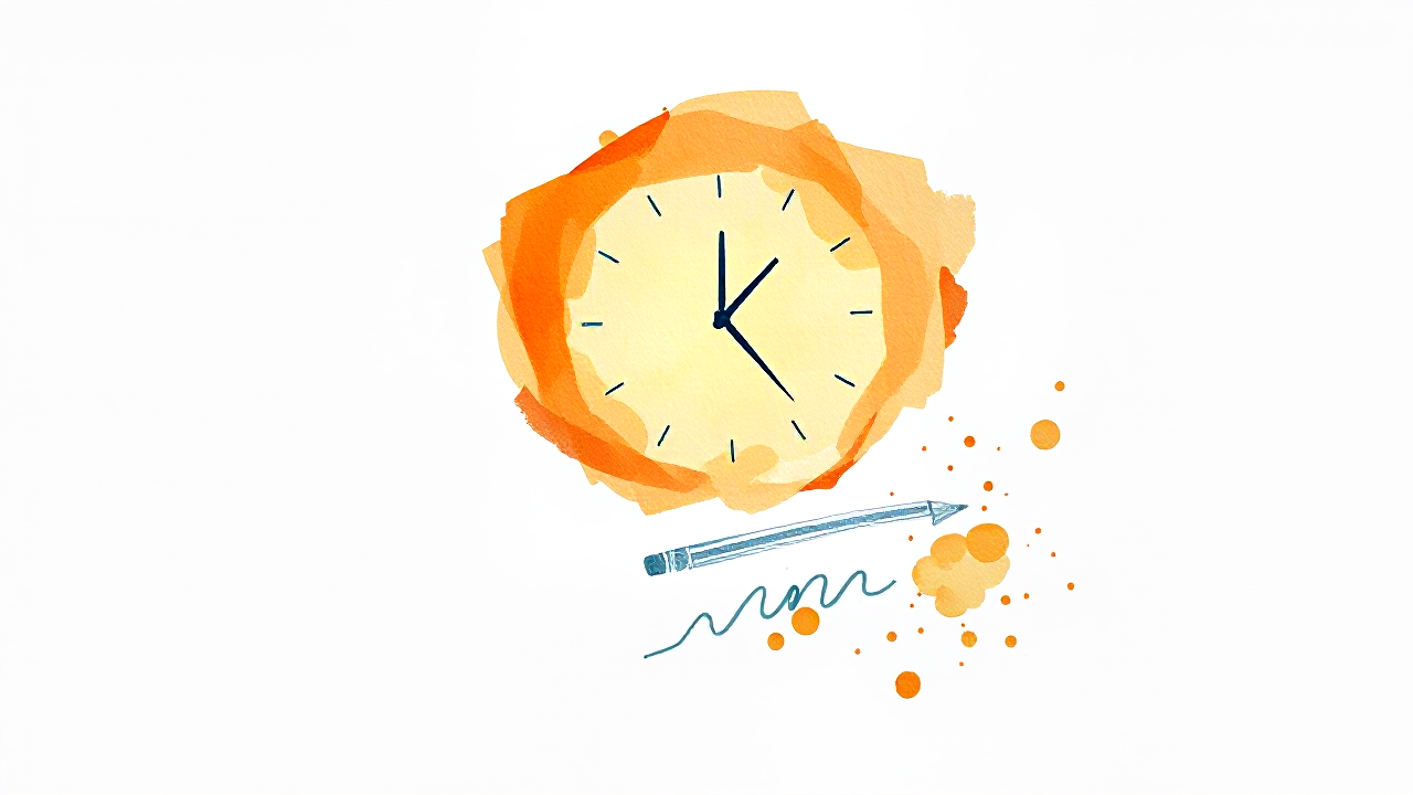 Hero illustration for: How to Use AI to Estimate Assignment Time (And Add a Buffer)
