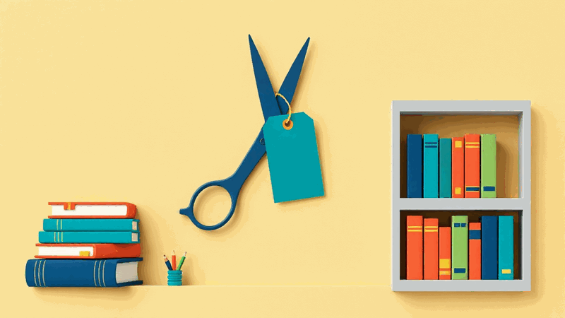 Hero illustration for: How to Cut Textbook Costs at Australian Universities