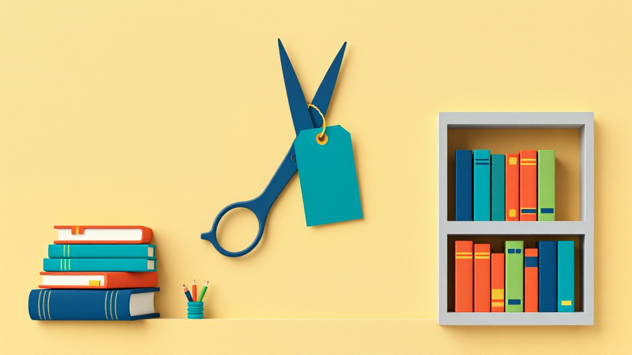 Hero illustration for: How to Cut Textbook Costs at Australian Universities