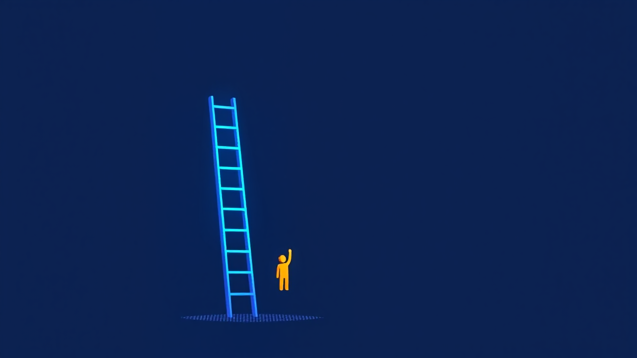 Hero illustration for: The Warmup Ladder: Your First Study Session After the Holiday Break
