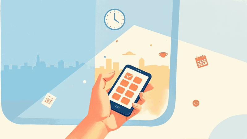 Hero illustration for: Plan Uni Assignments on the Commute, No Laptop Needed