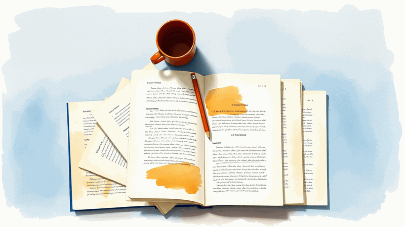 Hero illustration for: How to Synthesise Sources in a University Essay